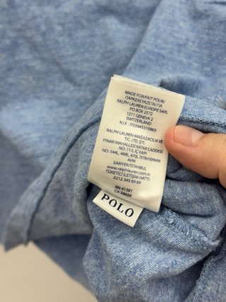 Camiseta Polo Ralph Lauren Talla M Azul Melange