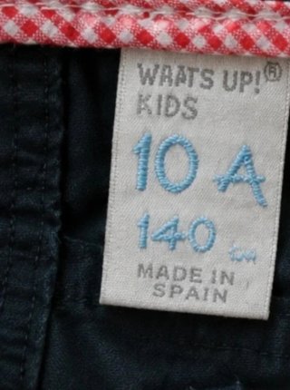 Pantalón corto niño azul marino