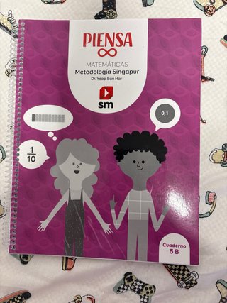 Cuadernos 5A y 5B Método Singapur Nuevos