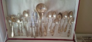 Servizio posate in argento 800