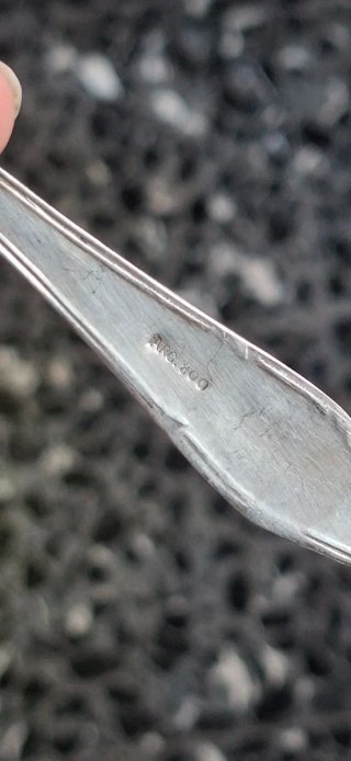 Servizio posate in argento 800
