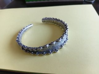 Brazalete Plata Ley 925 Vintage