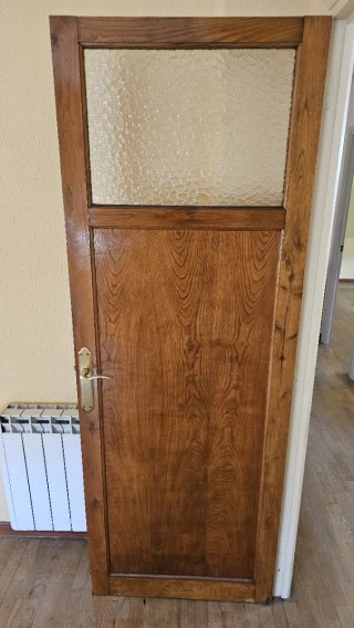 Puertas antiguas madera con cristal