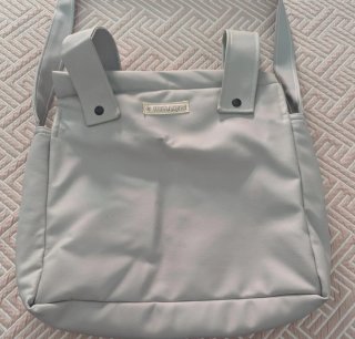 Bolso panera Mimuselina gris carro bebé