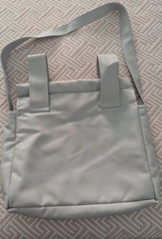 Bolso panera Mimuselina gris carro bebé