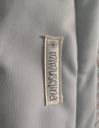 Bolso panera Mimuselina gris carro bebé
