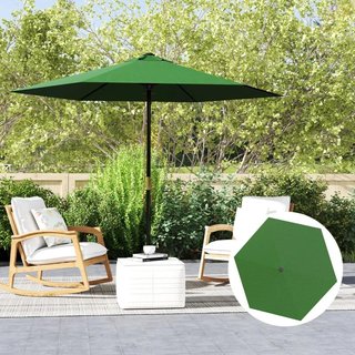 Toldo Recambio Sombrilla 3m UV30+ Verde Ventilado