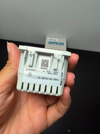 INTERRUPTOR PERSIANAS SIMON 270 IO 700VA BLANCO