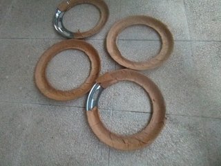Juego 4 embellecedores ruedas coches clásicos