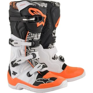 Botas Alpinestars Tech 5 Naranja/Blanco/Negro