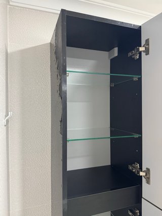 Columna Baño Salgar - Bisagras freno y cristal