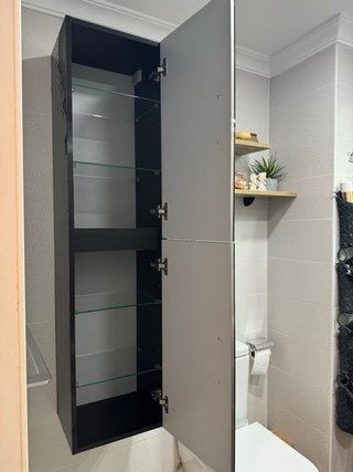 Columna Baño Salgar - Bisagras freno y cristal