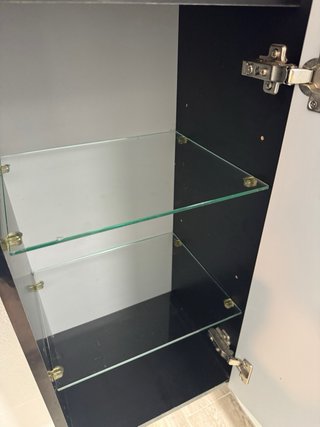 Columna Baño Salgar - Bisagras freno y cristal