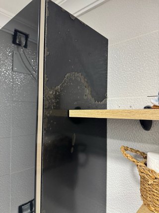 Columna Baño Salgar - Bisagras freno y cristal