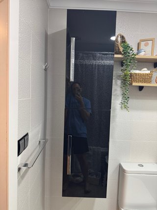 Columna Baño Salgar - Bisagras freno y cristal