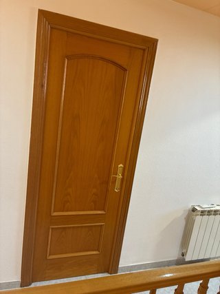 Puerta interior de madera