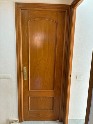 Puerta interior de madera