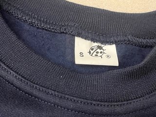 Sudadera básica azul marino unisex