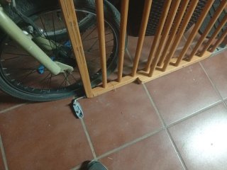 Barrera de seguridad para bebés de madera