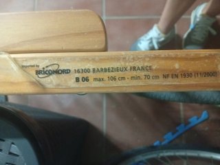 Barrera de seguridad para bebés de madera