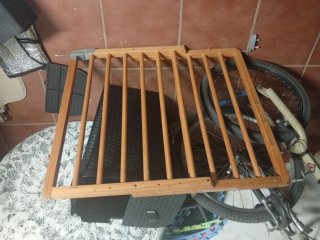 Barrera de seguridad para bebés de madera