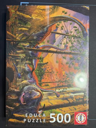 Puzzle Educa 500 Piezas Dinosaurios