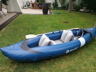 Kayak hinchable doble Sevylor + 1 remo
