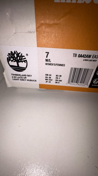 Botas Timberland Mujer Talla 38 Gris