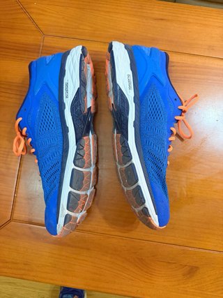 Zapatillas Asics Kayano Talla 47 Azul Naranja
