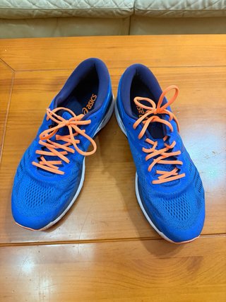 Zapatillas Asics Kayano Talla 47 Azul Naranja