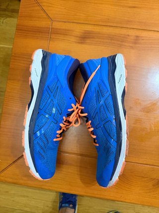 Zapatillas Asics Kayano Talla 47 Azul Naranja