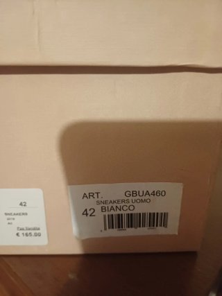 Scarpe uomo Gaelle Paris bianche e nere
