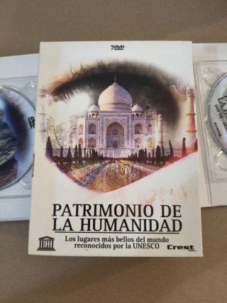 7 DVDs Patrimonio de la Humanidad