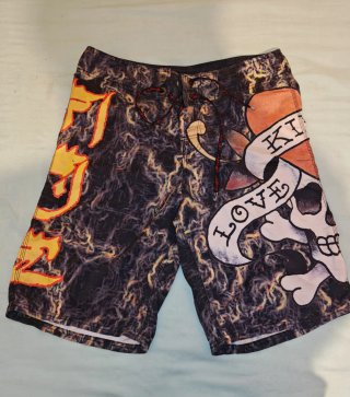 Ed Hardy Shorts Playeros Originales Vintage
