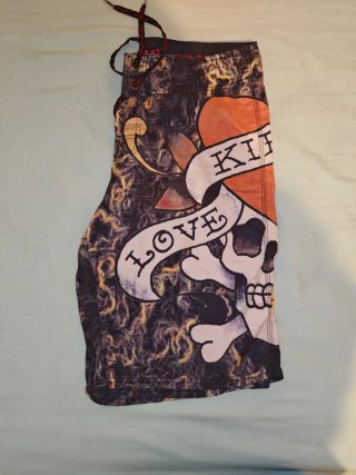 Ed Hardy Shorts Playeros Originales Vintage
