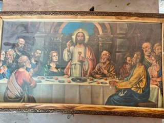 Cuadro La Última Cena Marco Madera escucho ofertas