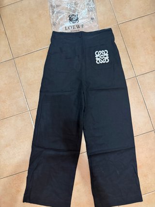 Pantalón Loewe Algodón Negro