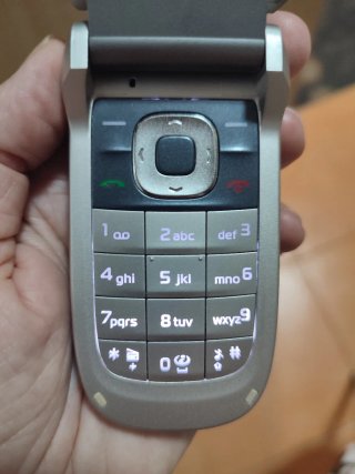 Teléfono Móvil Nokia Plegable Plata/Beige