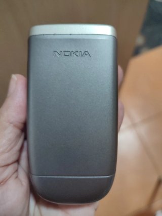 Teléfono Móvil Nokia Plegable Plata/Beige