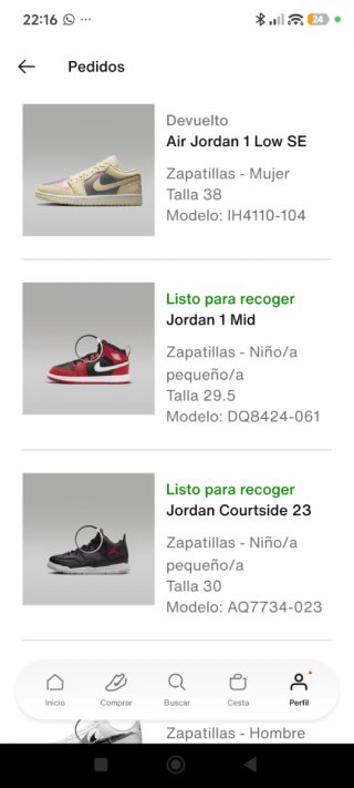 Zapatillas Jordan niño negras y rojas