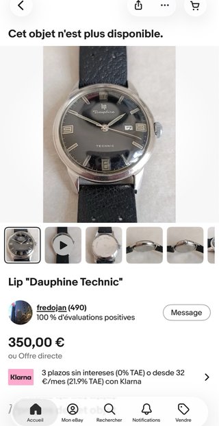 LIP Dauphine Technic Vintage circa 1960 – Revisada