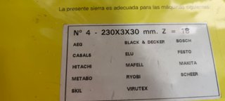 2 Discos Sierra Circular Metal Duro 230mm