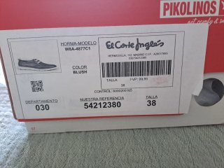 Zapatos Pikolinos cordones mujer talla 38