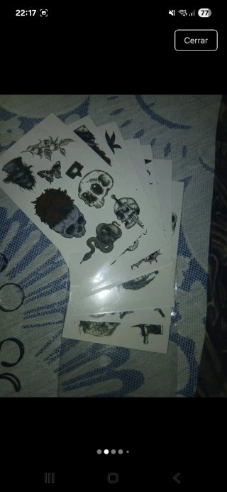 Mangas Tatuaje Temporal Rockero Calaveras