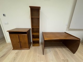 Estantería madera cerezo