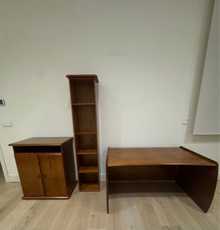 Estantería madera cerezo