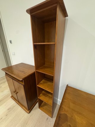 Estantería madera cerezo