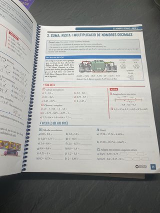 Matemàtiques, 1 ESO, programa Sophie Germain Do...