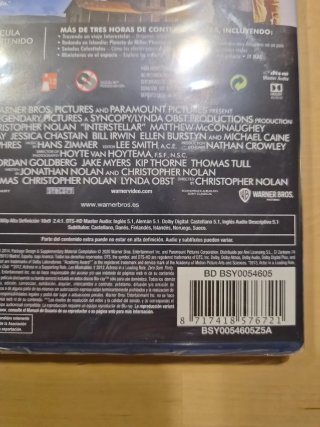 Blu-ray Interstellar precintado
