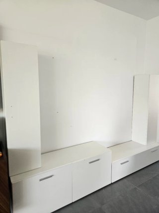 Mueble de TV blanco modular